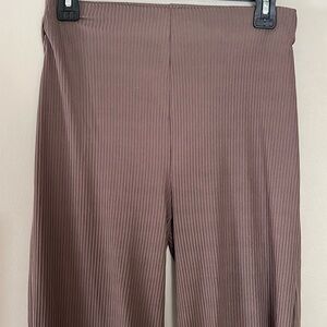 Zara Ribbed wide leg pants!